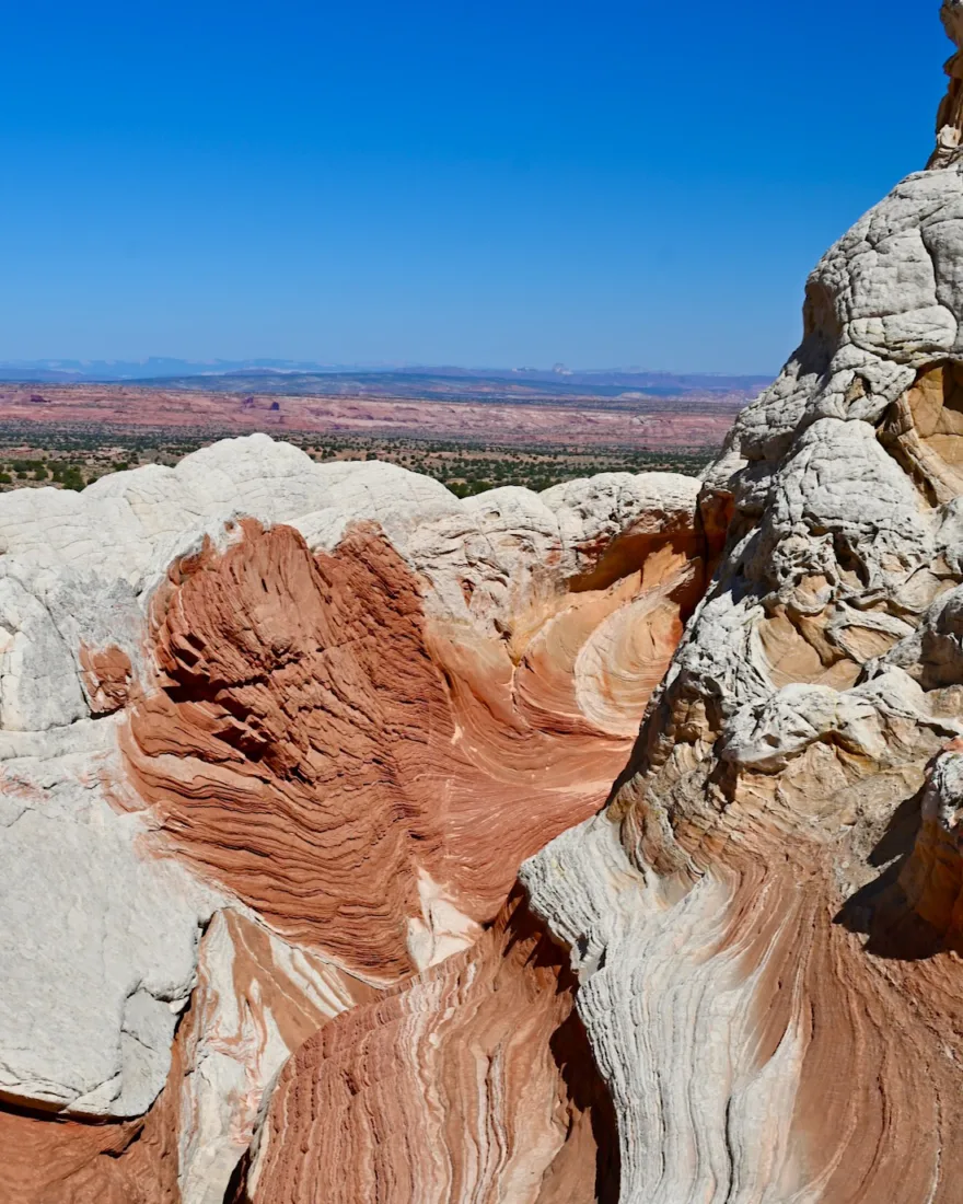 Die Sandstein Felsen im White Pocket in Arizona