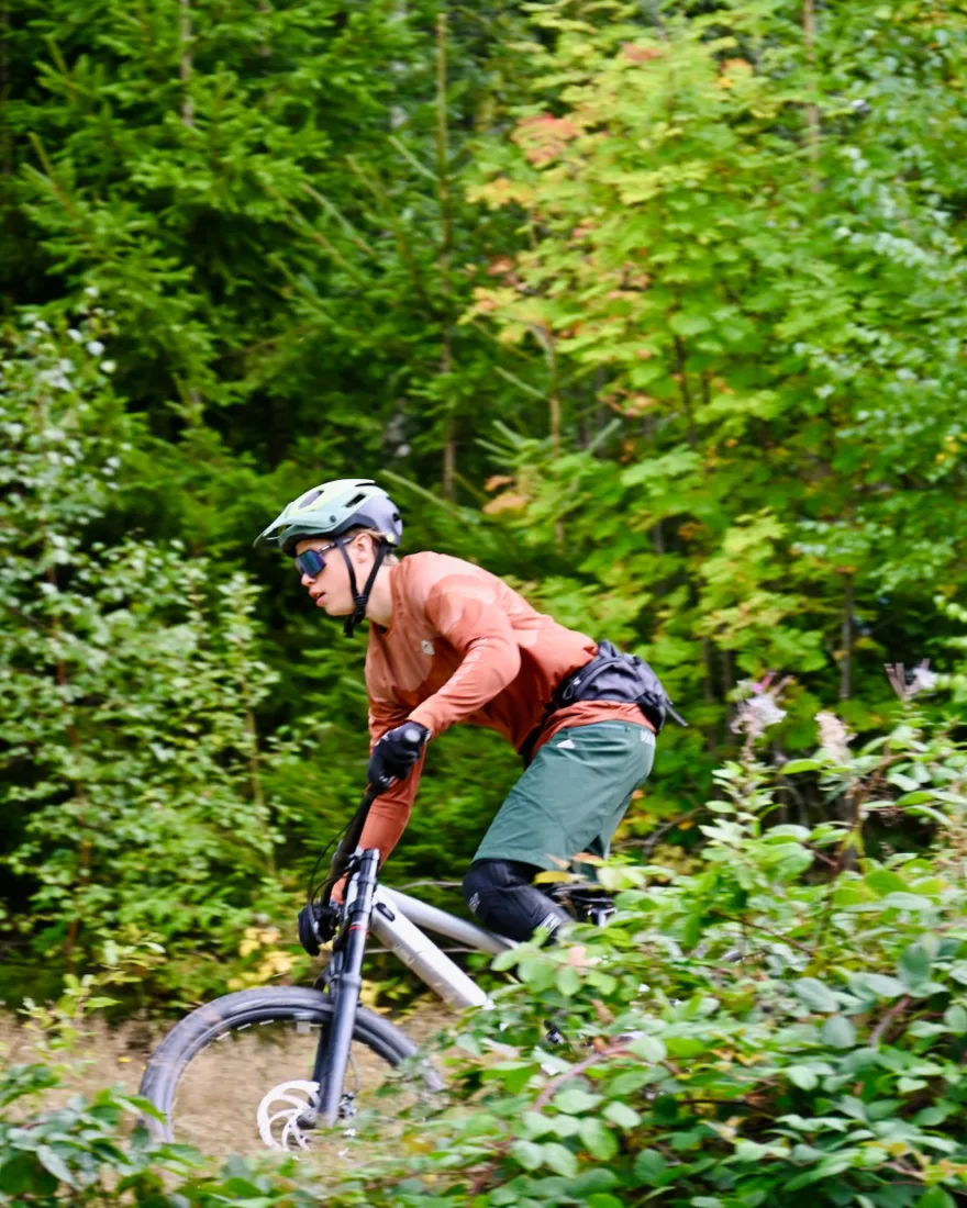 Flo im Trailpark Ochsnekopf im Fichtelgebirge