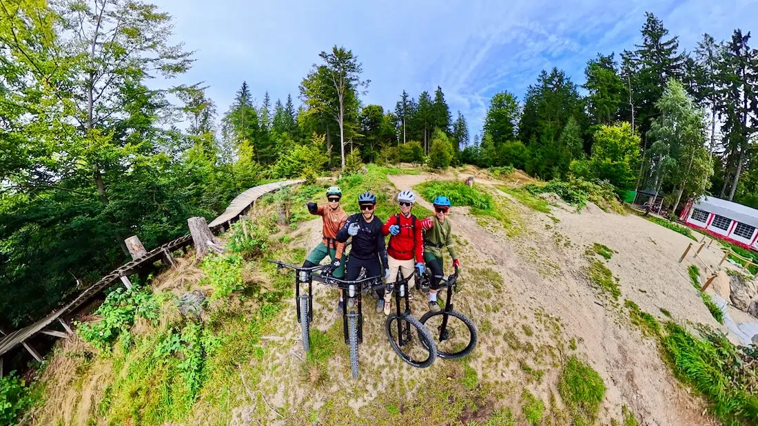 Fravely am Trailpark Ochsenkopf im Fichtelgebirge