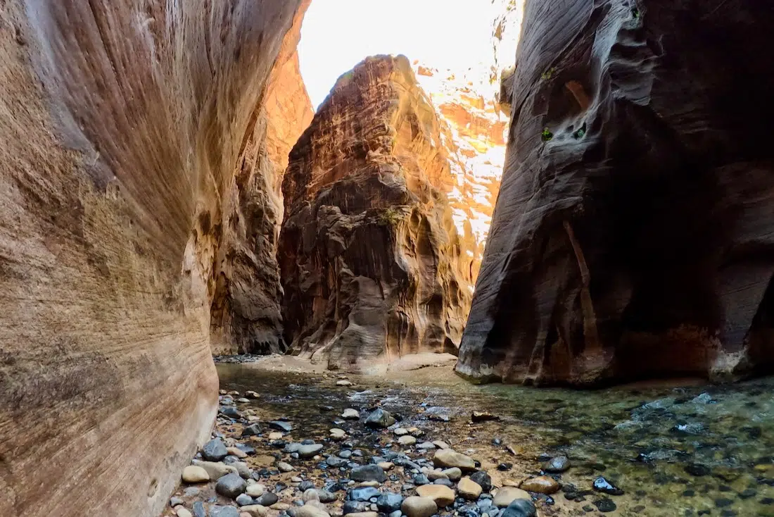 Tha Wallstreet in The Narrows Utah USA