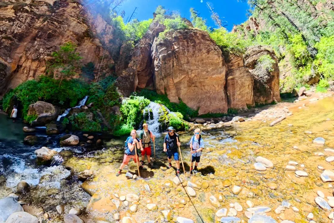 The Big Springs in The Narrows Utah USA