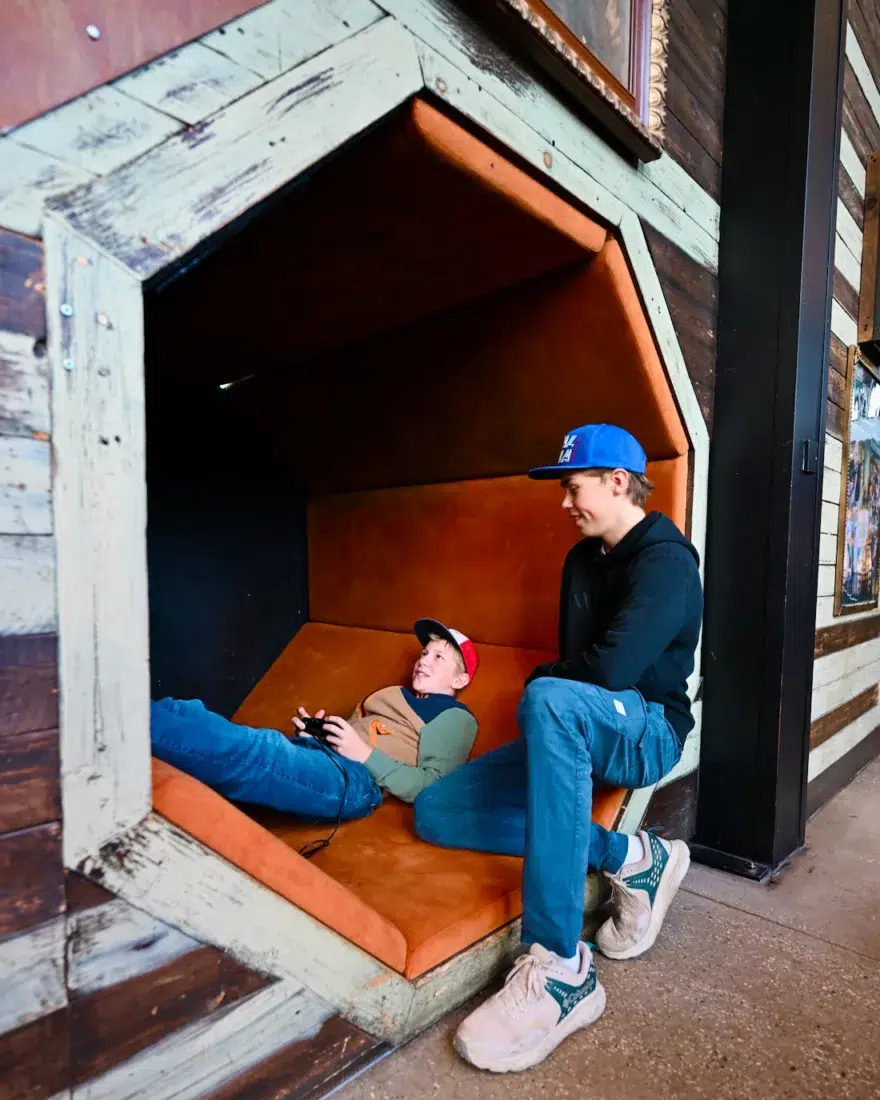 Ben und Flo im Templfe of Fun in Sheffield