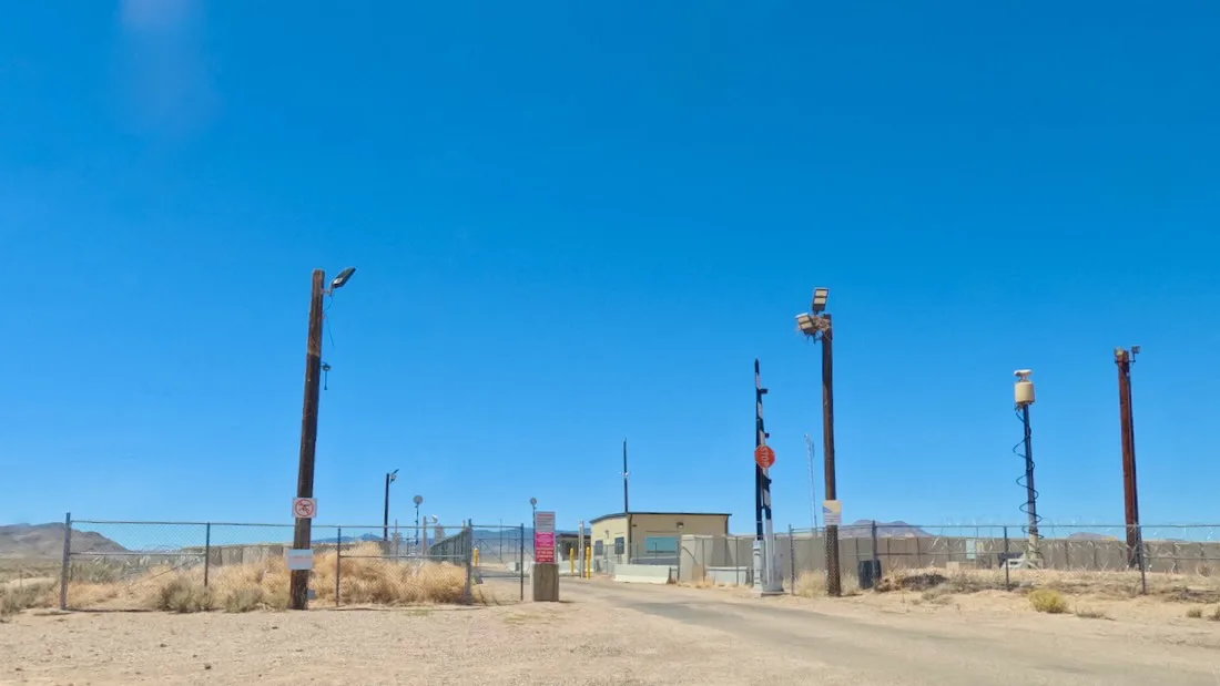 Das Back Gate der Area 51 in Nevada