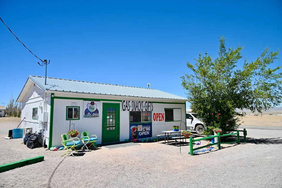Gas Station in Nevada in Rachel