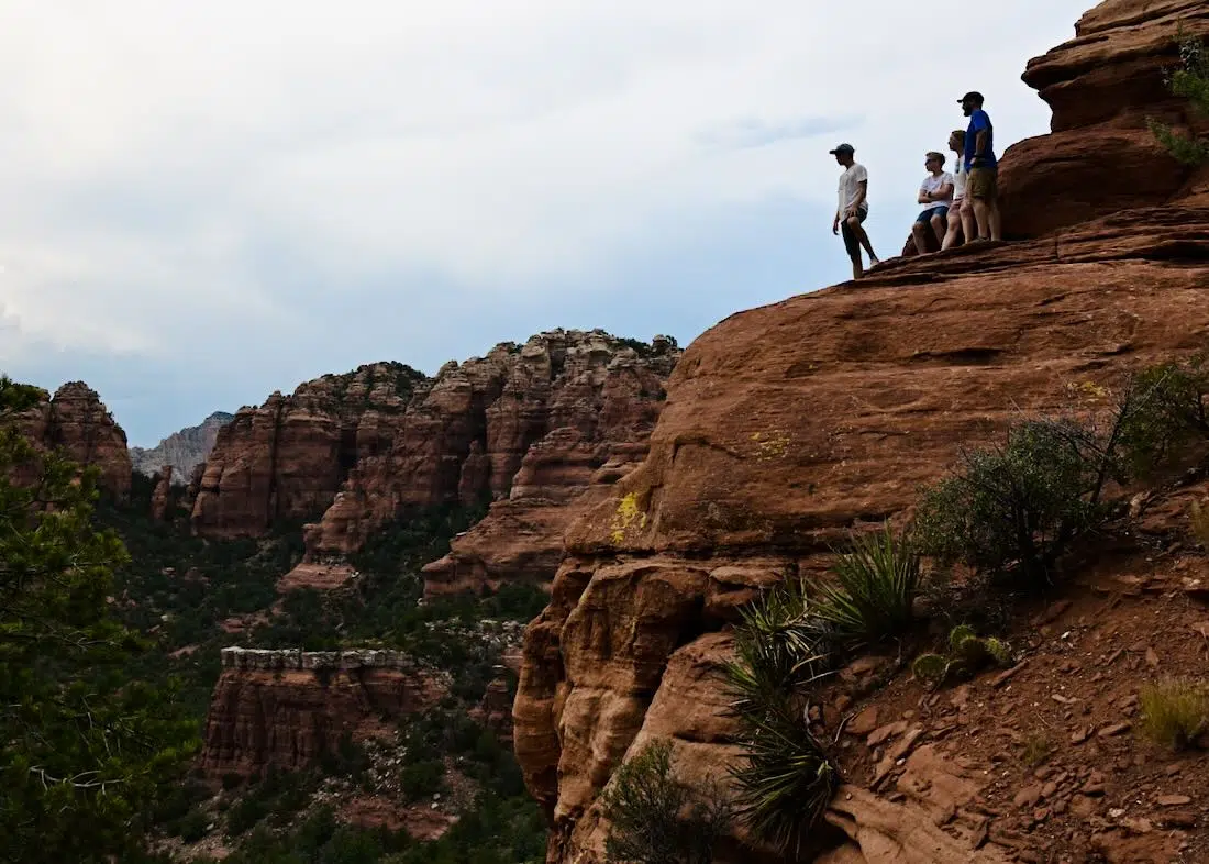 fravely auf Felsen im Coconino National Forest bei 4x4 Jeep Tour