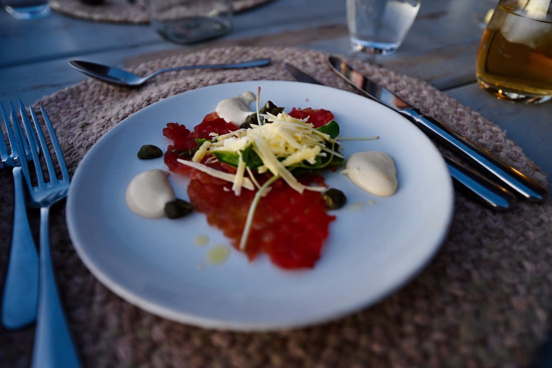 Abendessen im Little Kulala von Wilderness