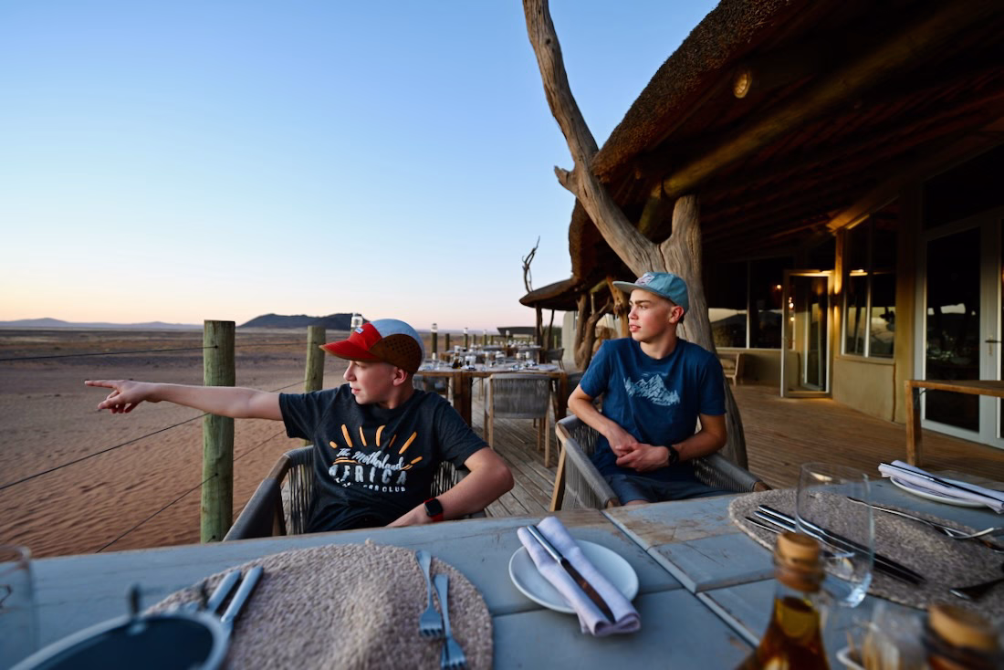 Ben und Flo im Little Kulala Wilderness