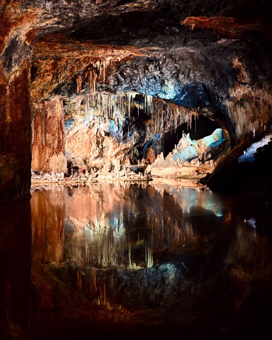 Die Saalfelder Feengrotten in Thüringen
