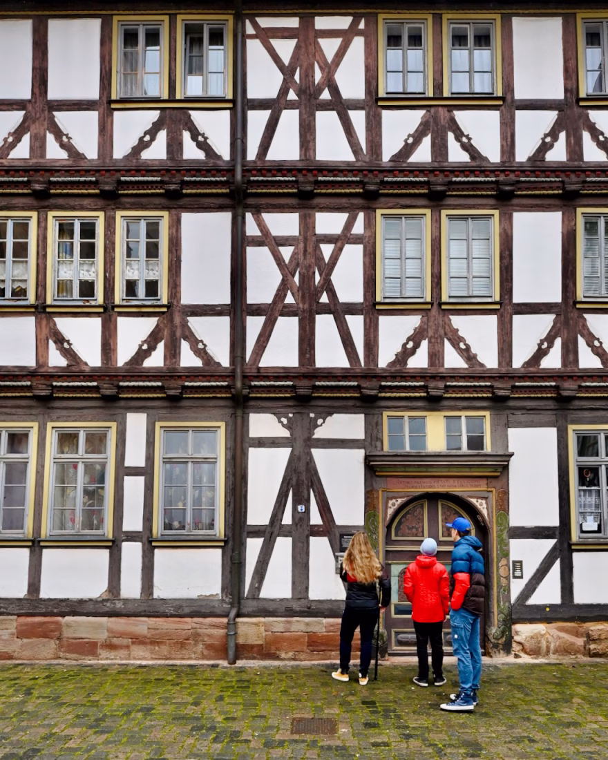 Fachwerkhaus in Schmalkalden in Thüringen