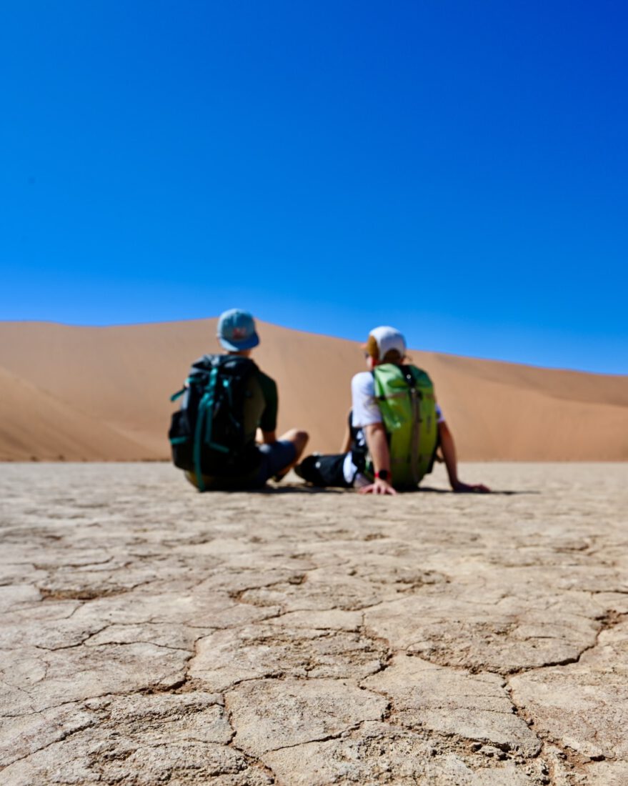 Flo und Ben im Dead Vlei