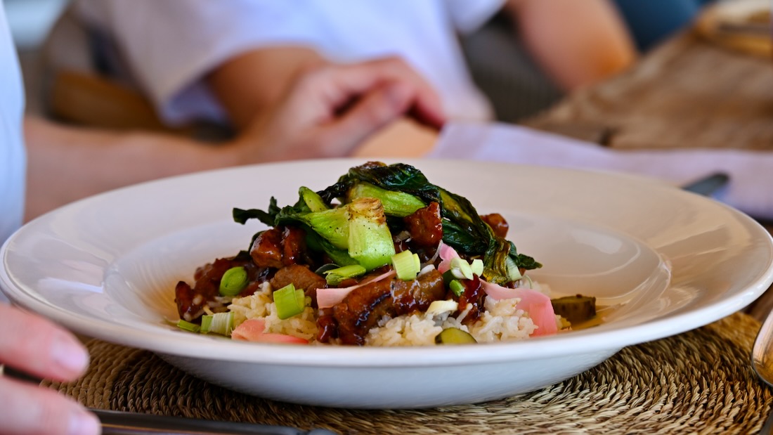Mittagessen im Little Kulala Camp