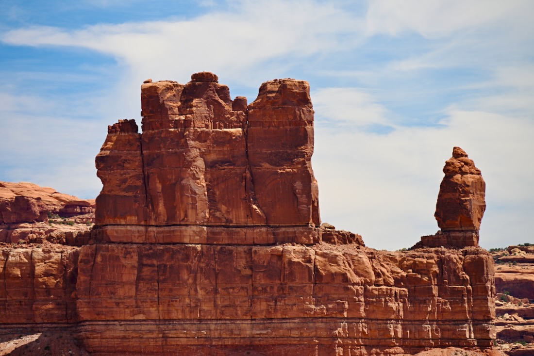 Felsen im Valley of the Gods in Utah