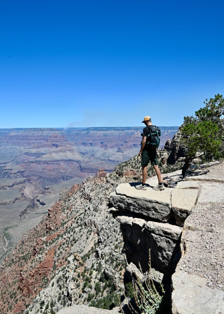Flo an Kante zu Grand Canyon