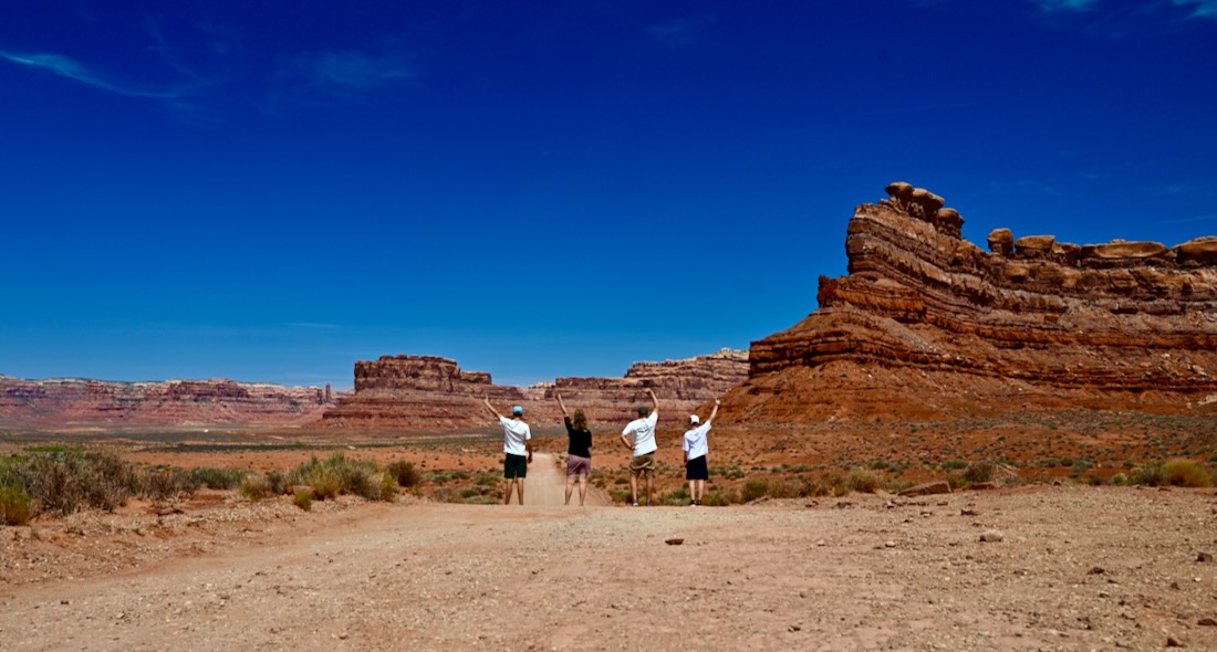 Fravely im Valley of the Gods in den USA Utah