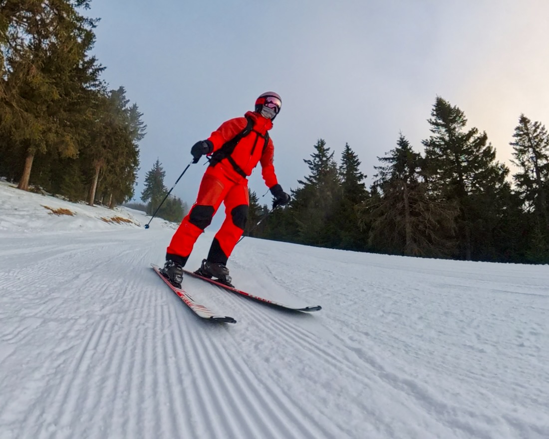 Melanie auf Ski in Oberwiesenthal