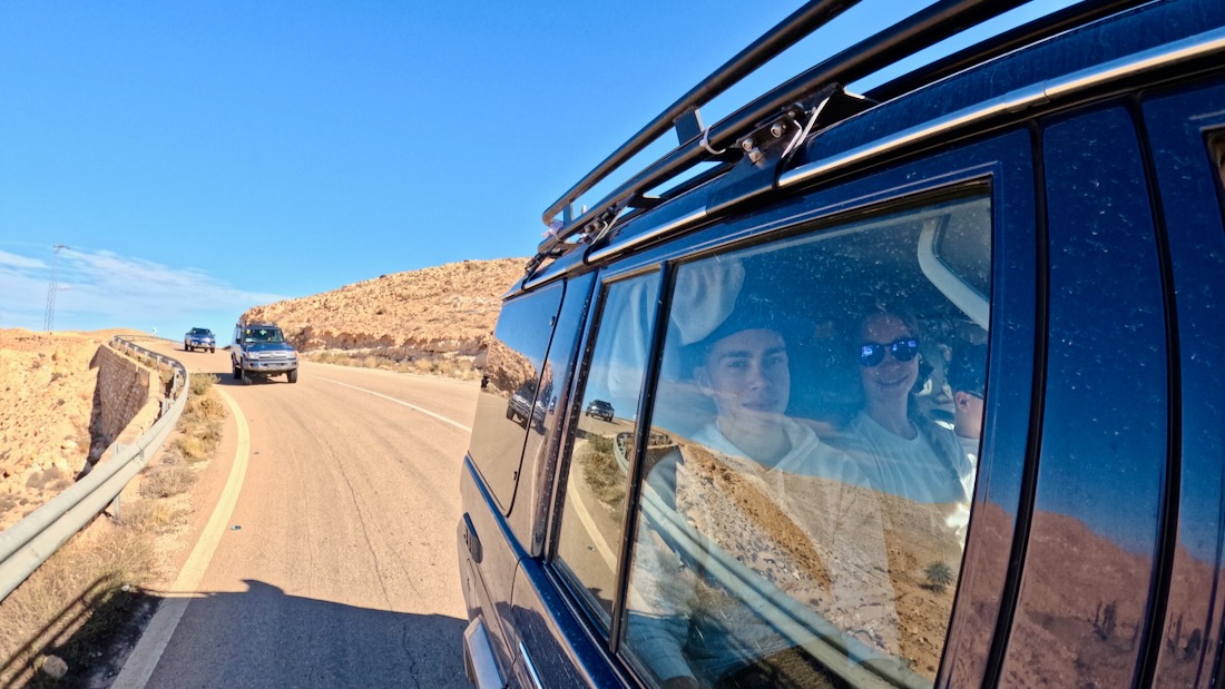 Fahrt nach Douz in Tunesien