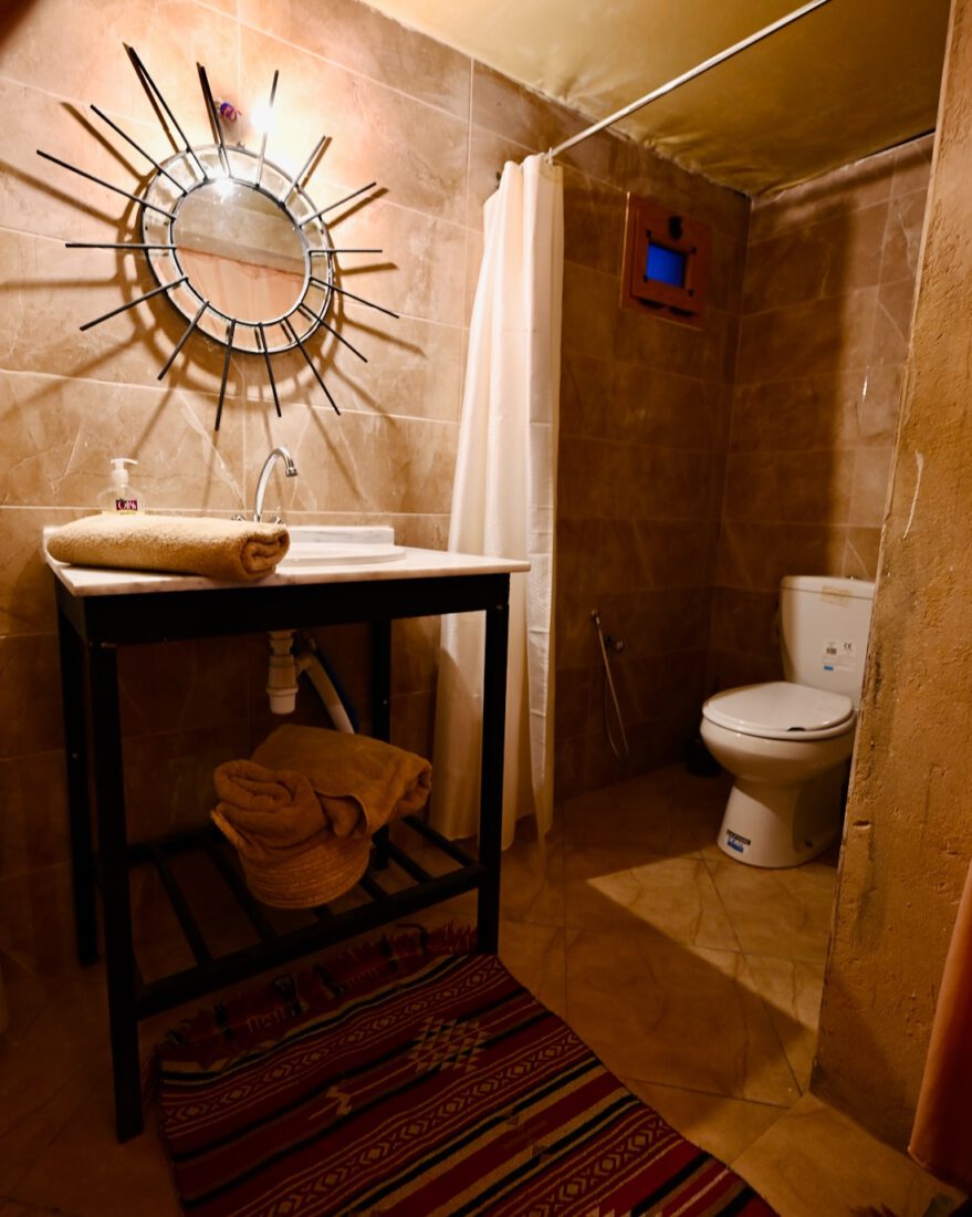 Toilette im Camp Abdemoula