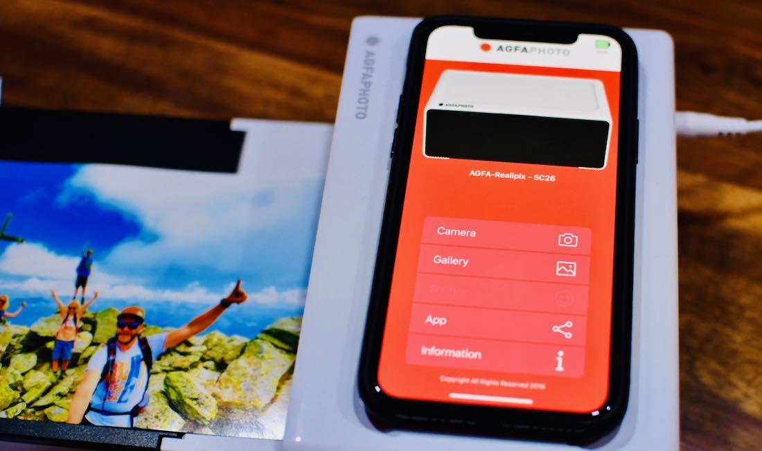 Agfa App Drucker verbunden