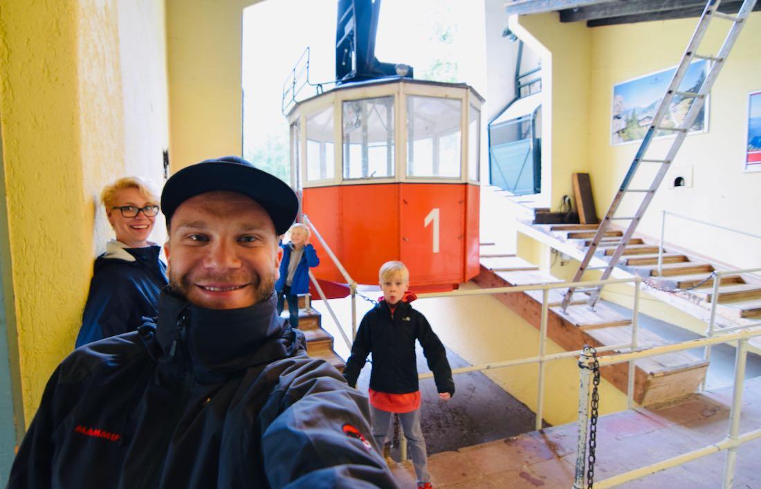 An der Seilbahn in Bad Reichenhall - der letzte Roadtrip Stopp