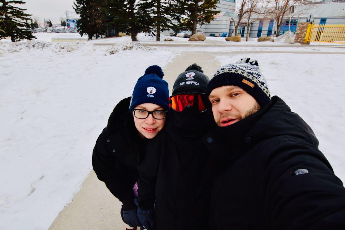 Angekommen im Olympic Park in Calgary