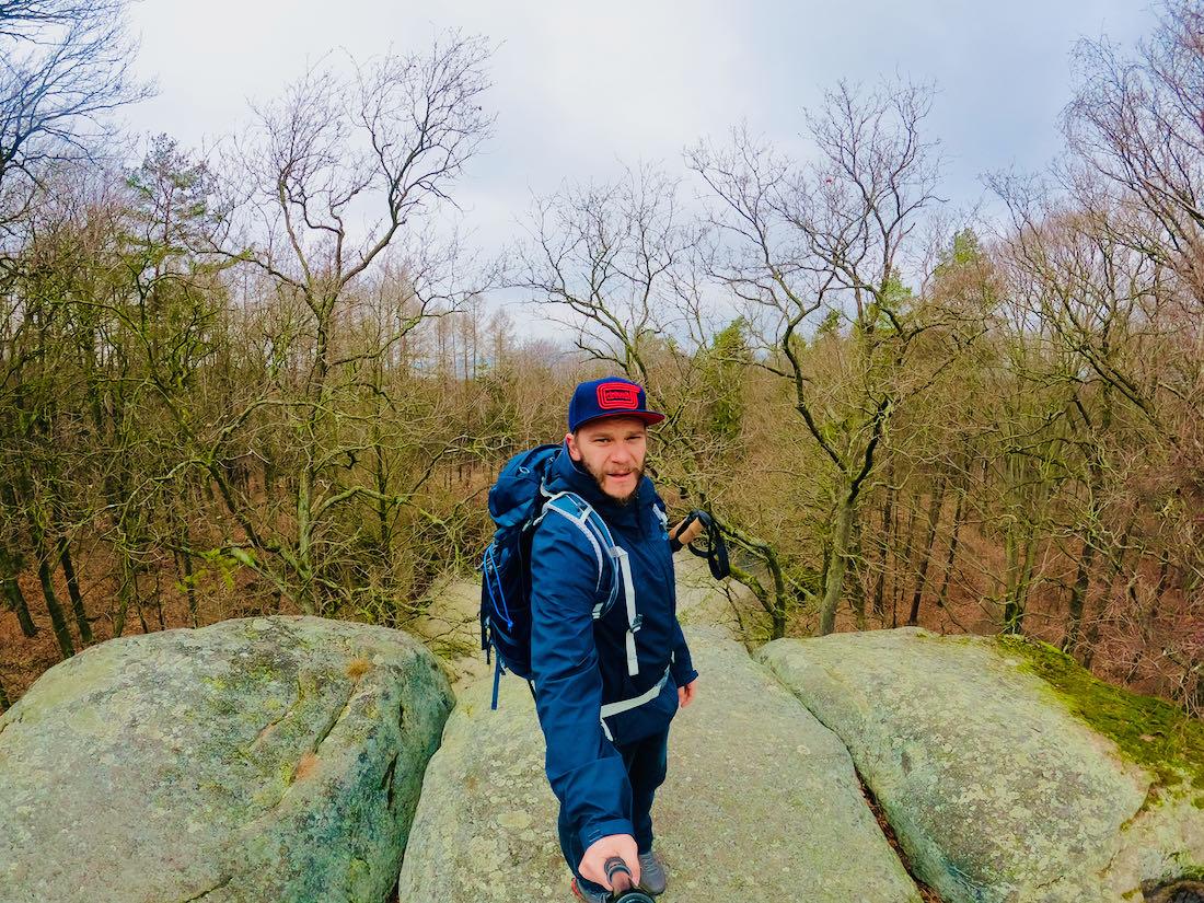 Königshainer Berge - Auf dem Felsen