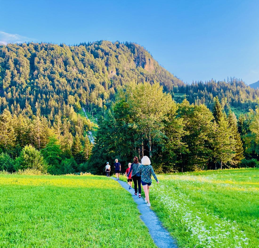 Auf dem Weg zum Lauchsee