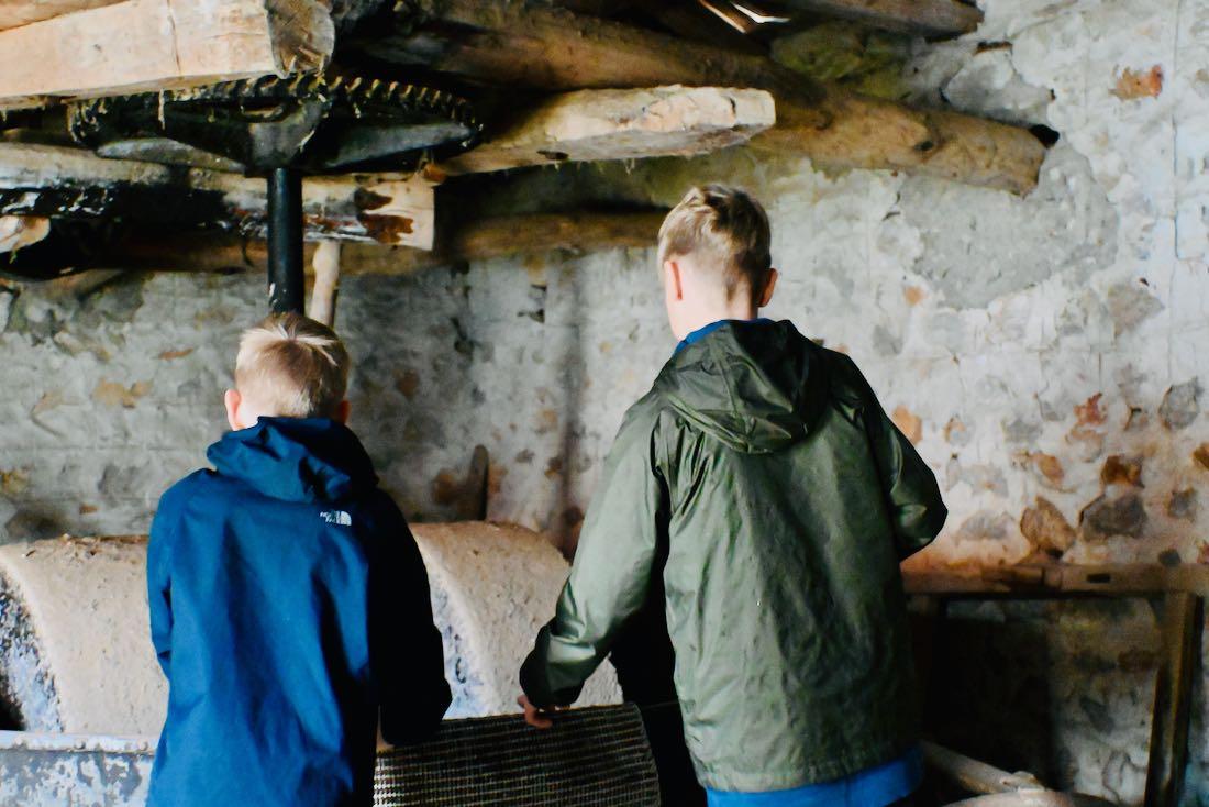 Ben und Flo schauen in die Presse