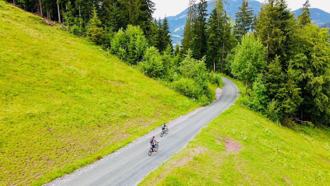 Bergab mit den Bikes