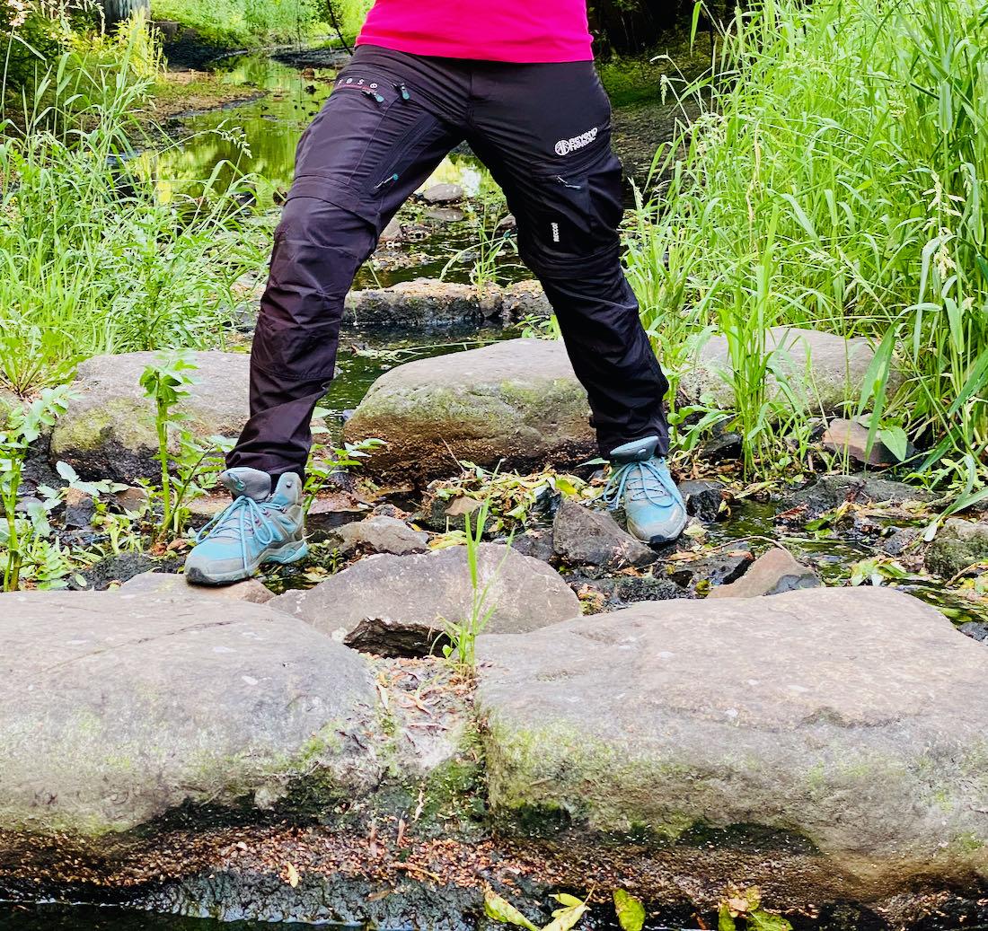 Beyond Nordic - Zip-Off-Wanderhose schwarz