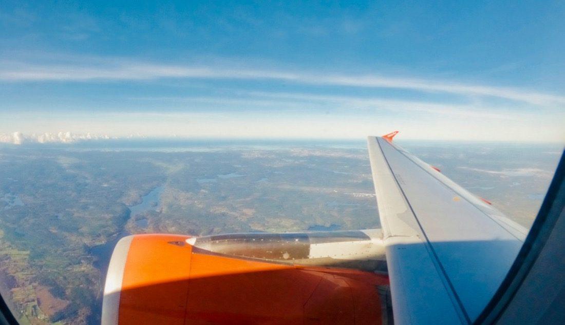 Flug über Göteborg