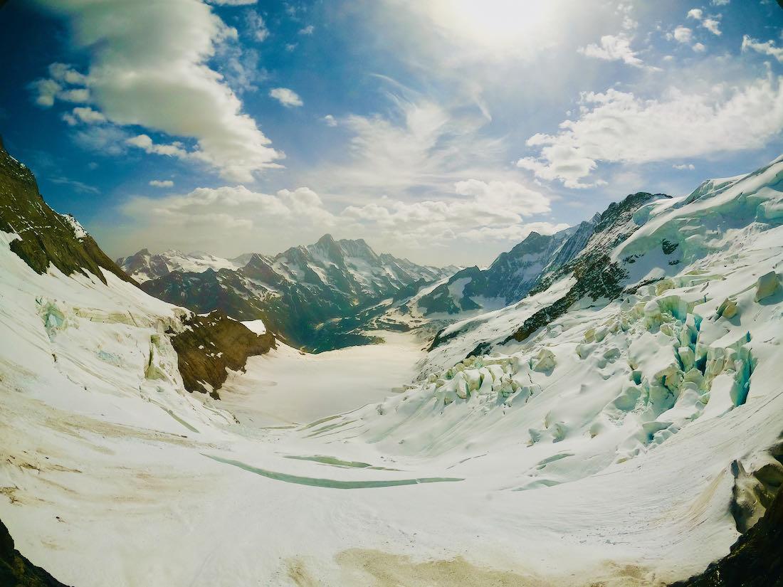 Blick auf den Gletscher