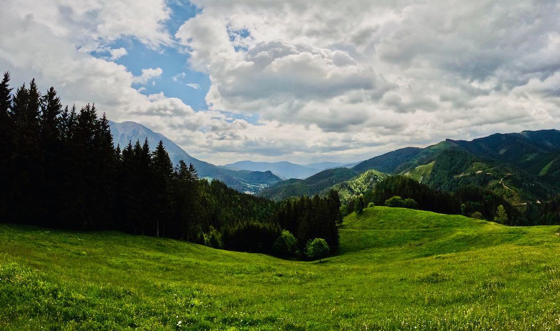 Blick in die Hochsteiermark