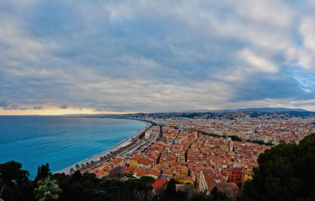 Blick über Nizza