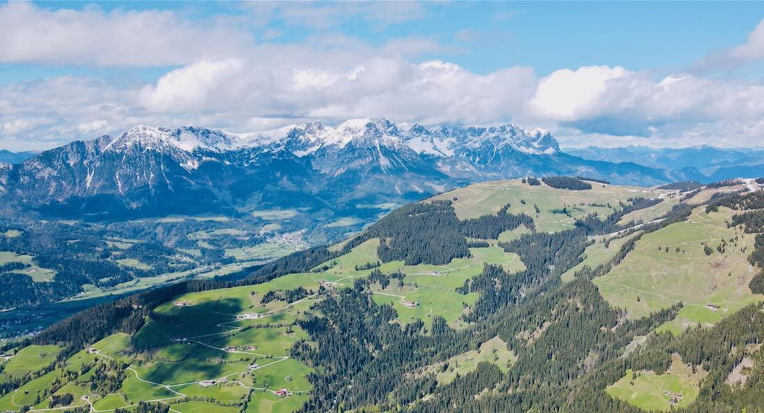 Blick zum Wilden Kaiser
