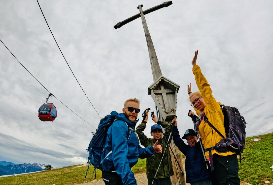 Das Gipfelkreuz Hohe Salve