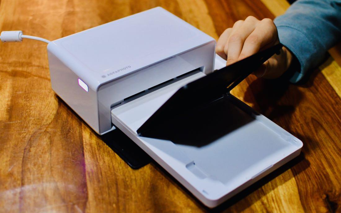 Das Papierfach AGFA Photo Realipix Fotodrucker