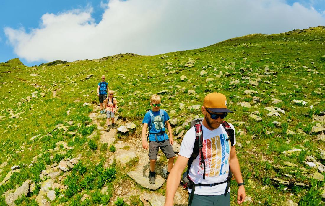 Der Abstieg von der Heimspitze