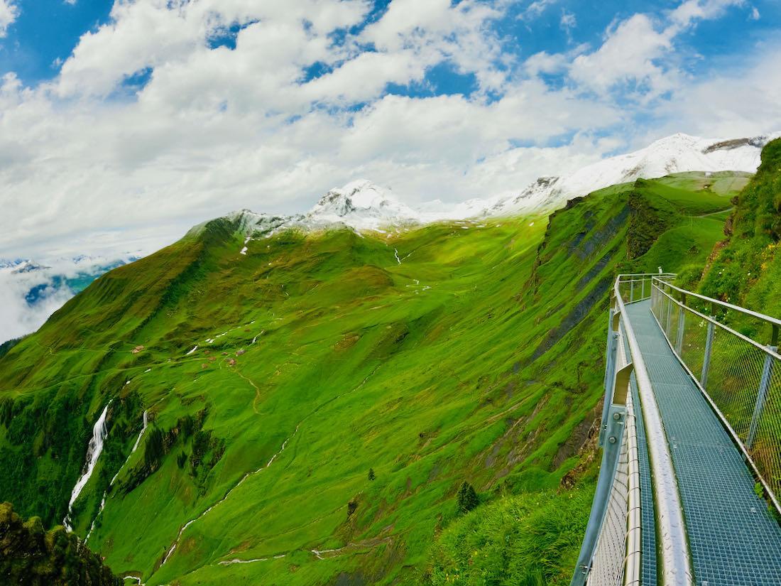 Der First Cliff Walk und die Berge