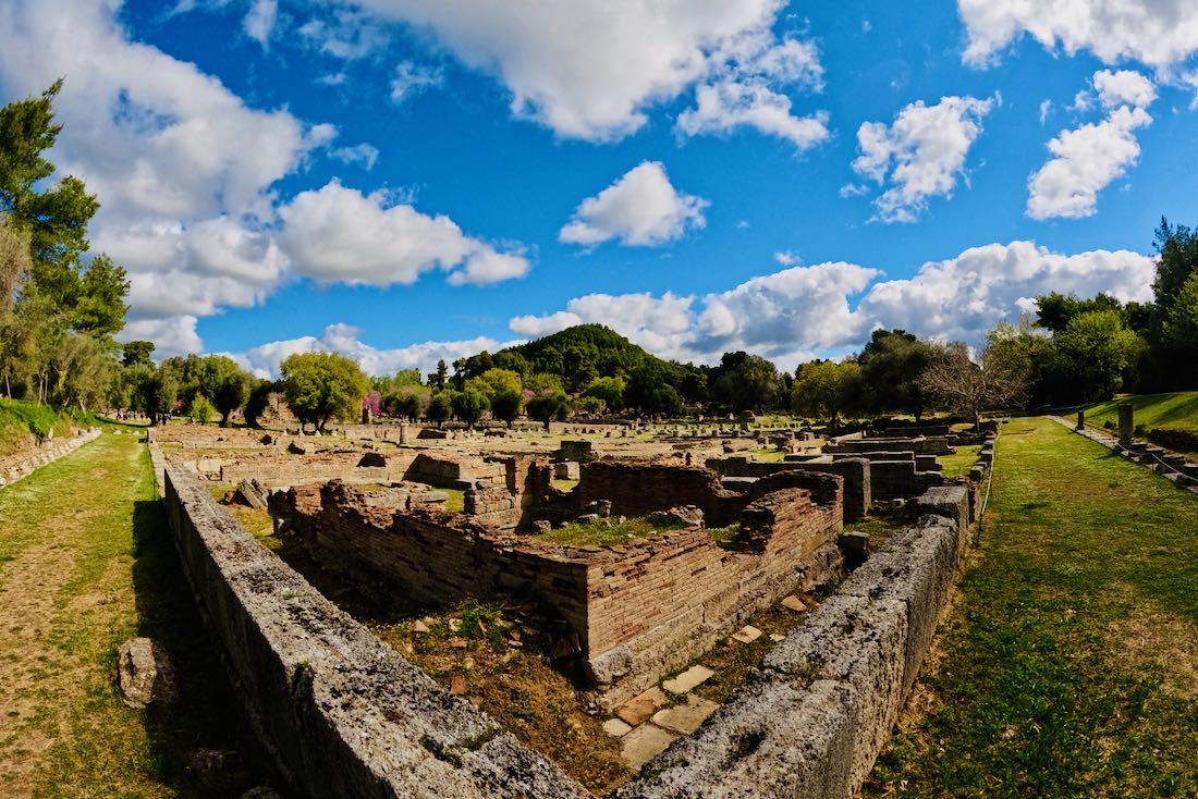 Die Athleten Unterkünfte im Antiken griechischen Olympia