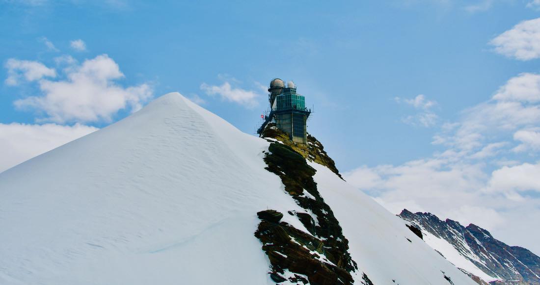 Die Bergstation auf dem Jungfraujoch