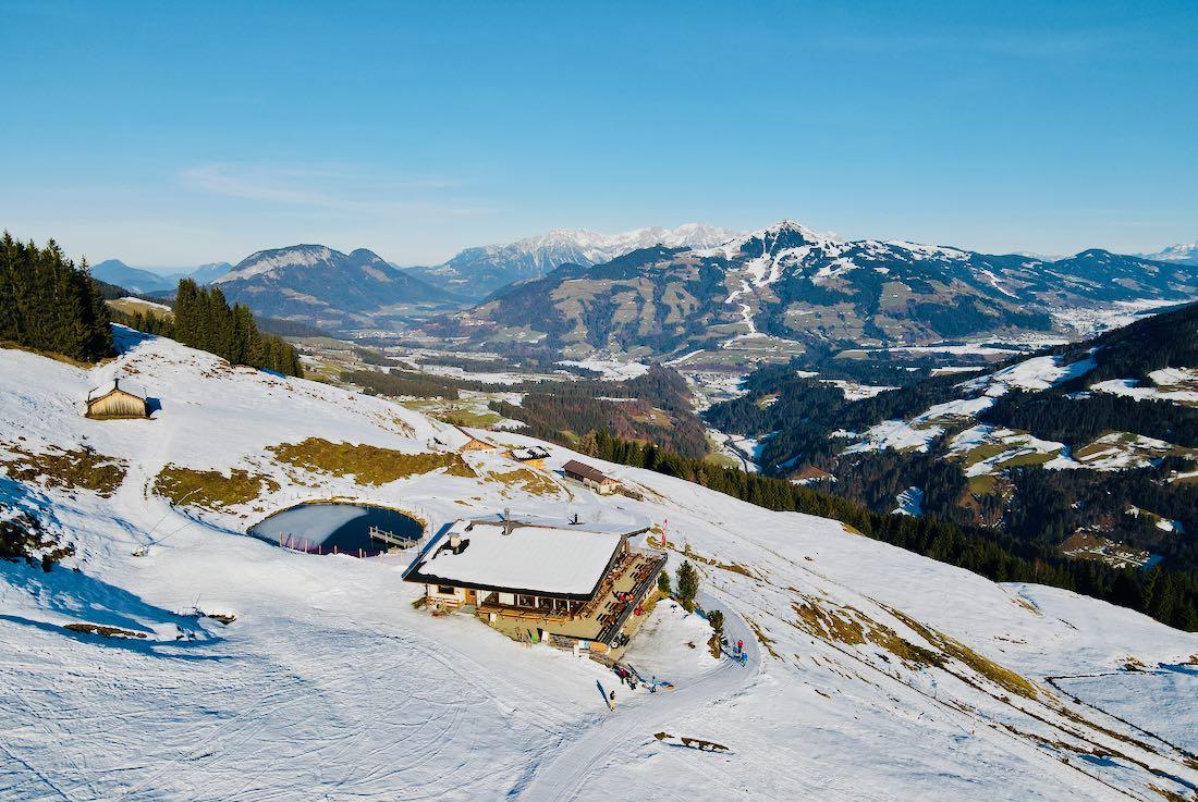 Die Haagalm und die Hohe Salve