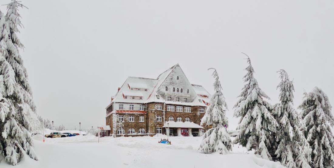 Die Sachsenbaude am Fichtelberg in Oberwiesenthal