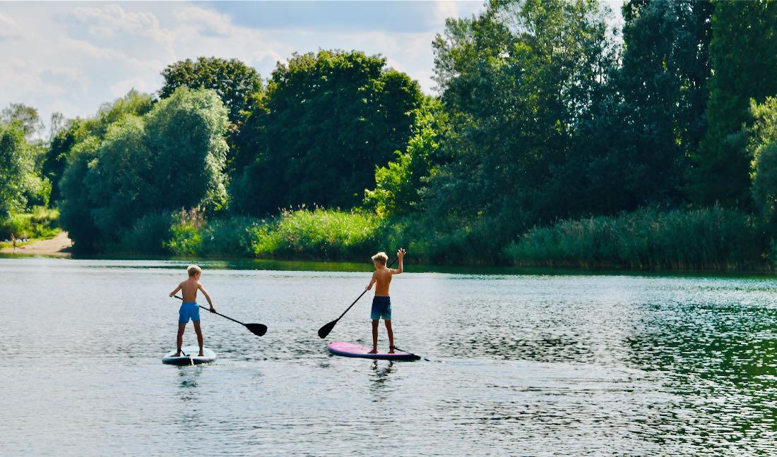 ECD Germany SUP - Flo und Ben auf dem Wasser
