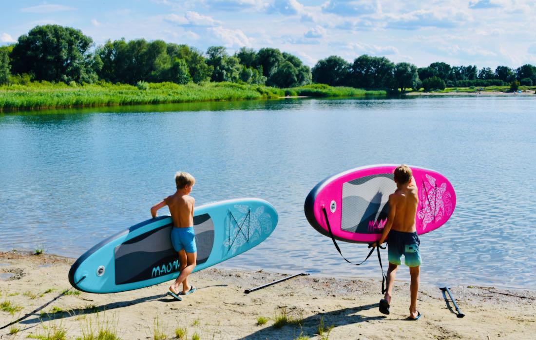 ECD Germany Stand Up Paddle Board - ab ins Wasser