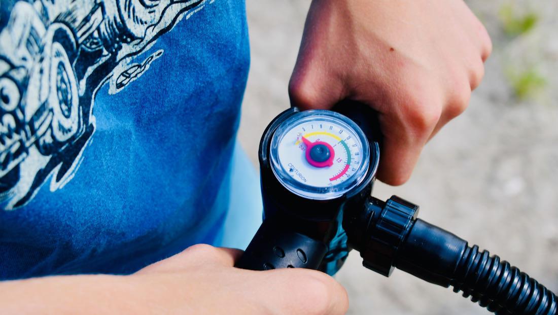 ECD Germany Stand Up Paddle Board - aufpumpen