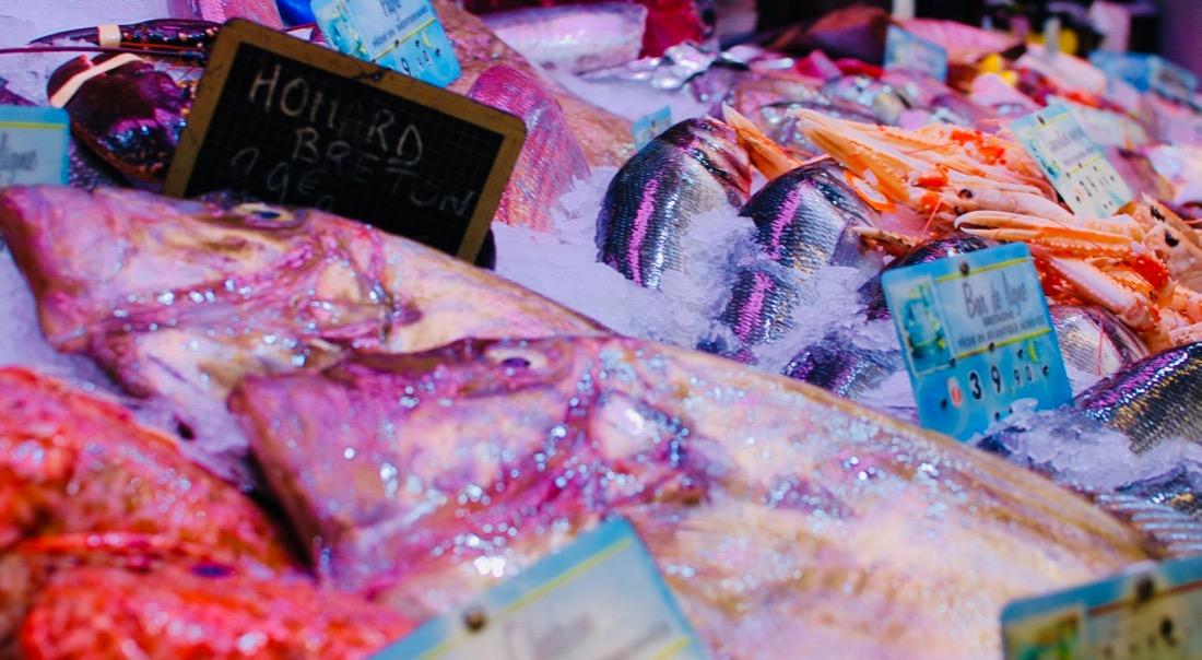 Fisch auf dem Markt in Sainte Maxime