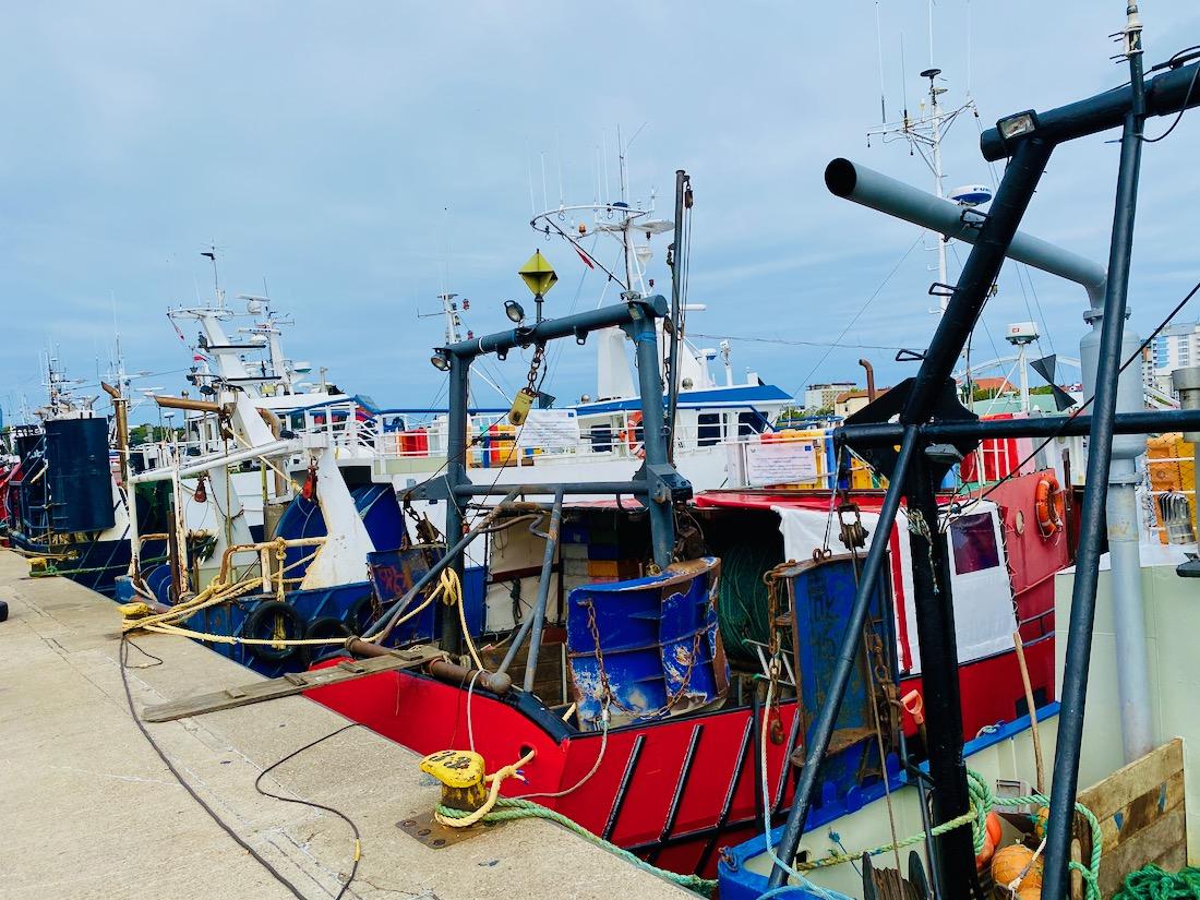 Fischerboote in Kolberg