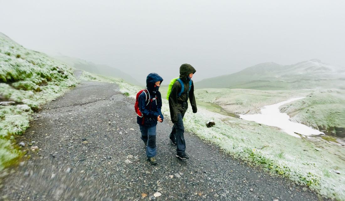 Flo und Ben durchgefrohren