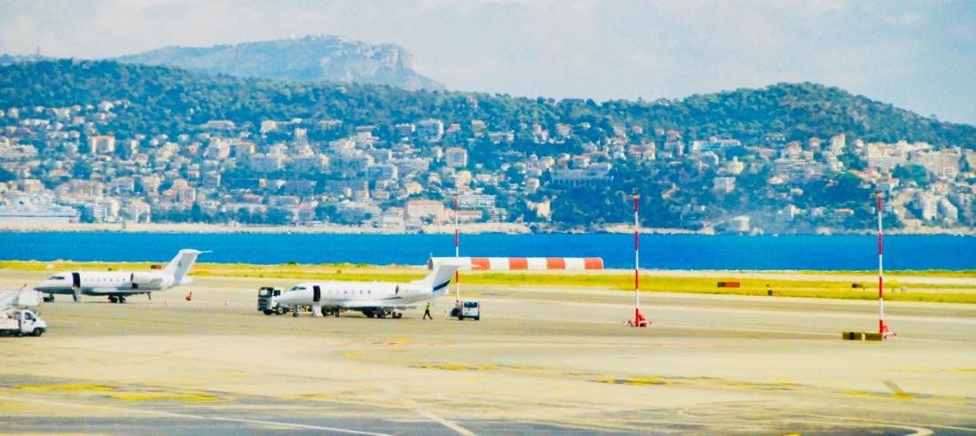 Flughafen Nizza in Südfrankreich