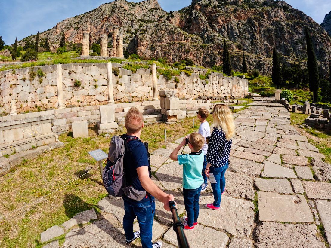 Fravely im Antiken Delphi